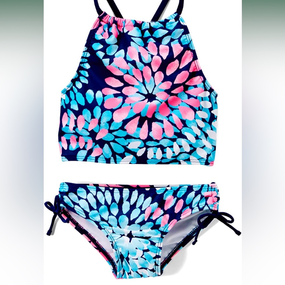NWT Kanu Surf size 4 girls two piece swimsuit